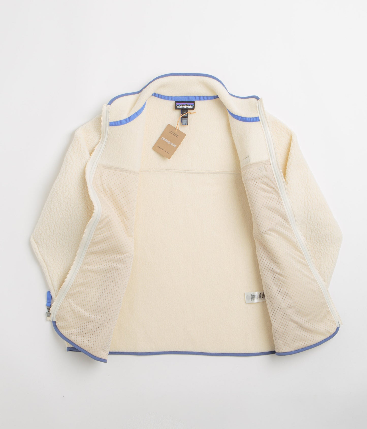 Patagonia Womens Retro Pile Fleece Jacket - Natural