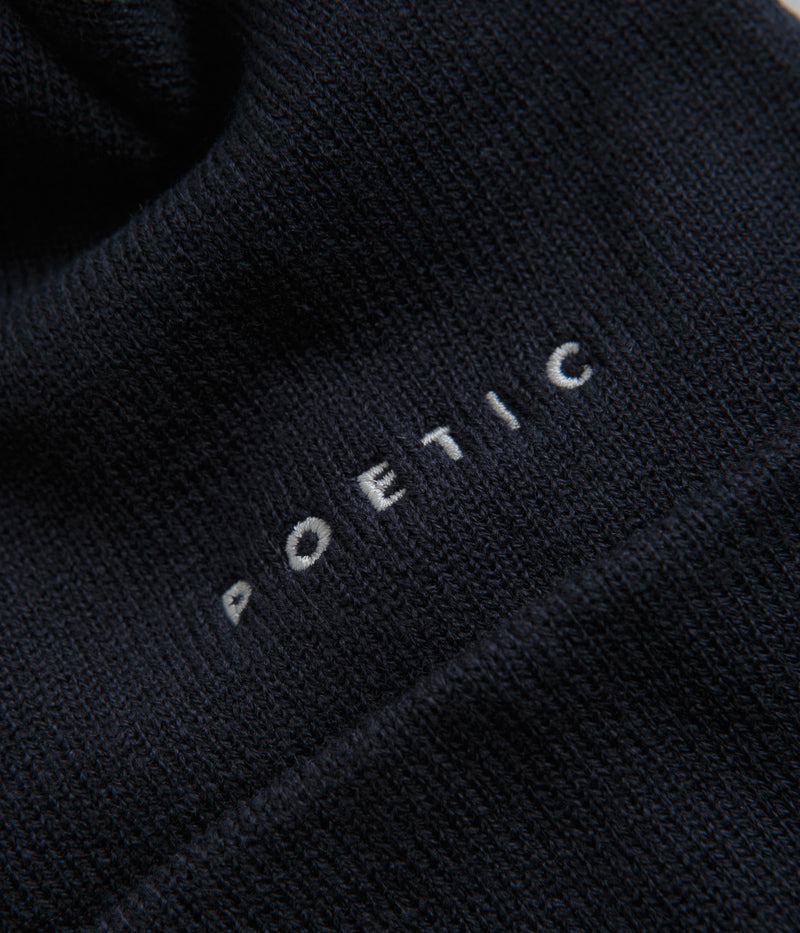 Poetic Collective Double Beanie - Navy