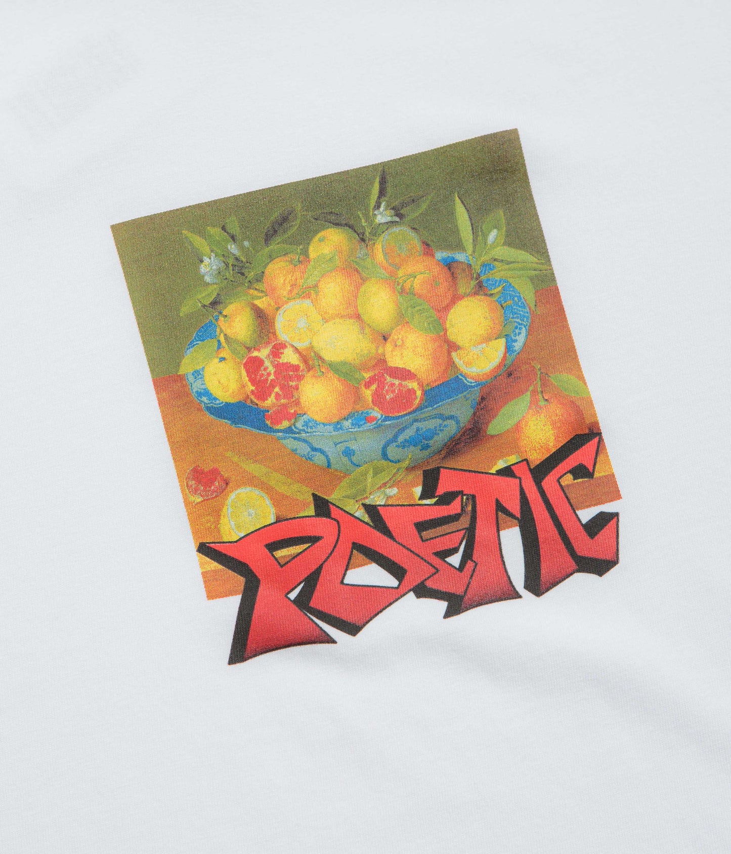 Poetic Collective Graff Fruit T-Shirt - White