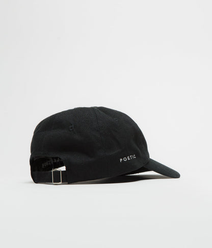 Poetic Collective Side Embroidery Classic Cap - Black