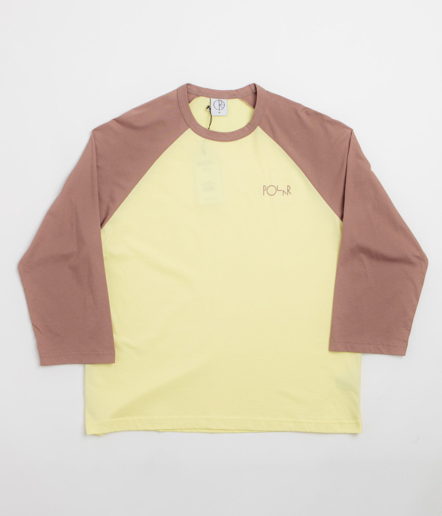 Polar 3/4 Sleeve T-Shirt - Cinnamon / Light Yellow