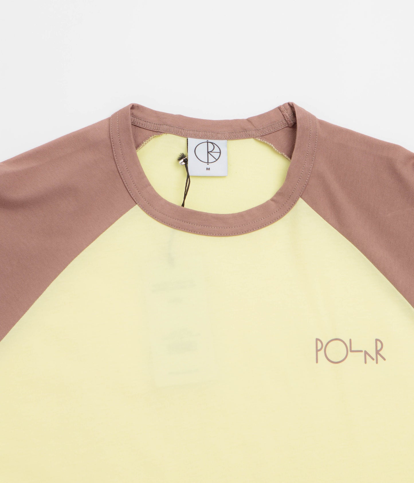 Polar 3/4 Sleeve T-Shirt - Cinnamon / Light Yellow