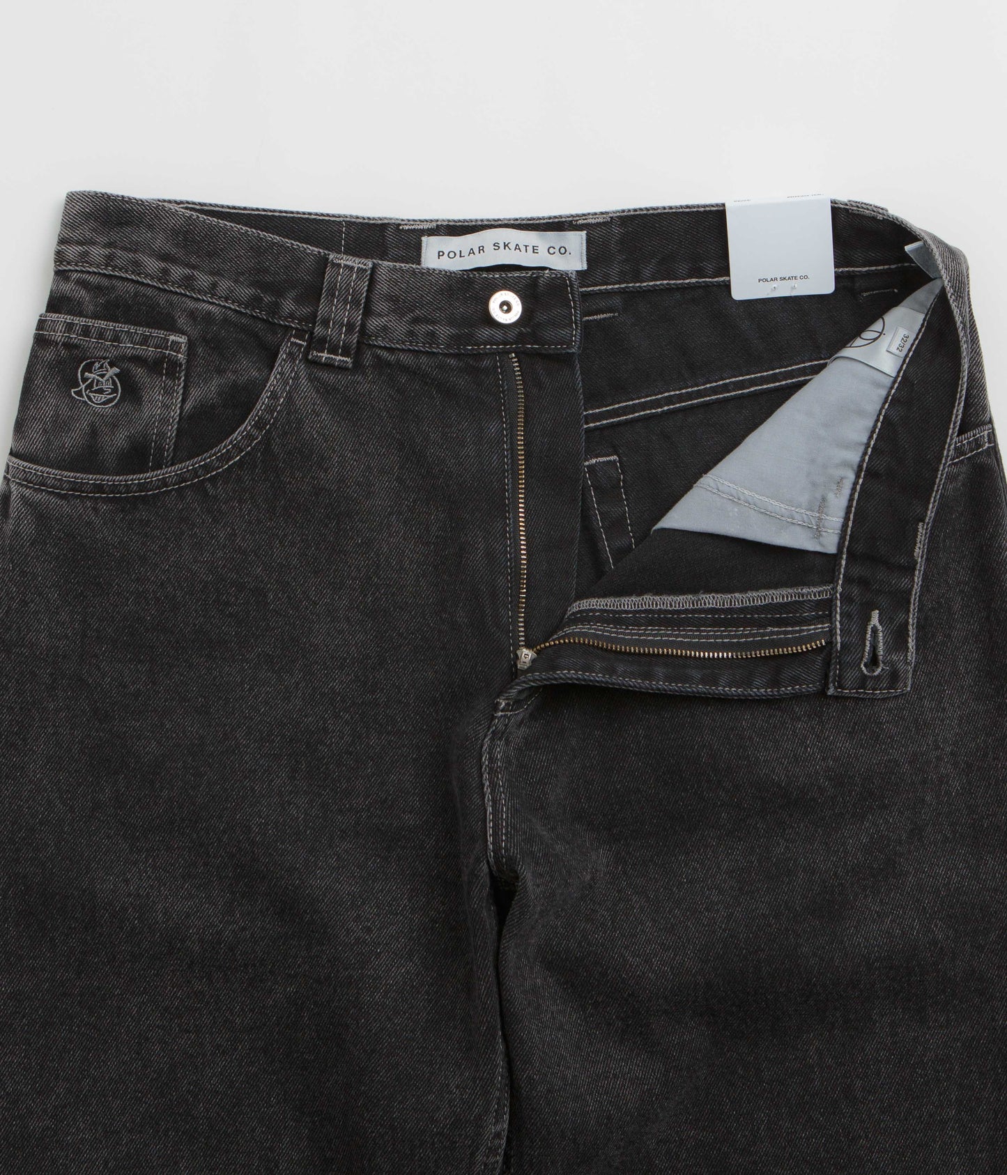 Polar 93 Jeans - Silver Black