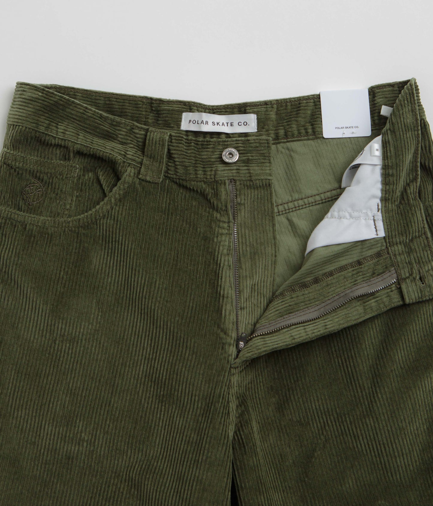 Polar Big Boy Cord Pants - Uniform Green