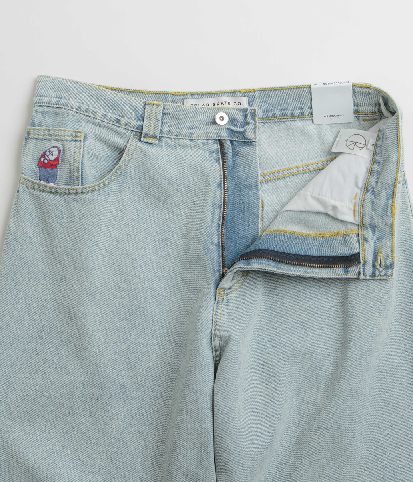 Polar Big Boy Jeans - Light Blue / OG Logo