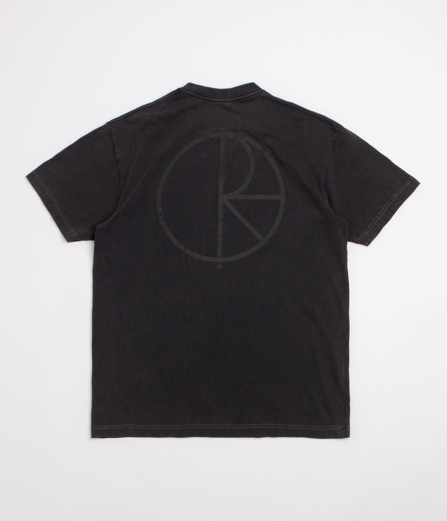 Polar Contrast Stroke Logo T-Shirt - Silver Black / Black