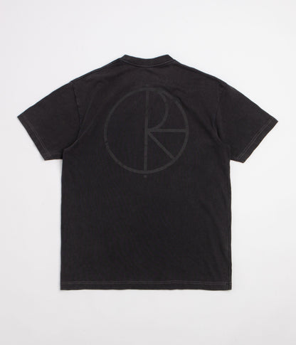 Polar Contrast Stroke Logo T-Shirt - Silver Black / Black