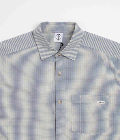Polar Mitch Short Sleeve Shirt - Blue Check
