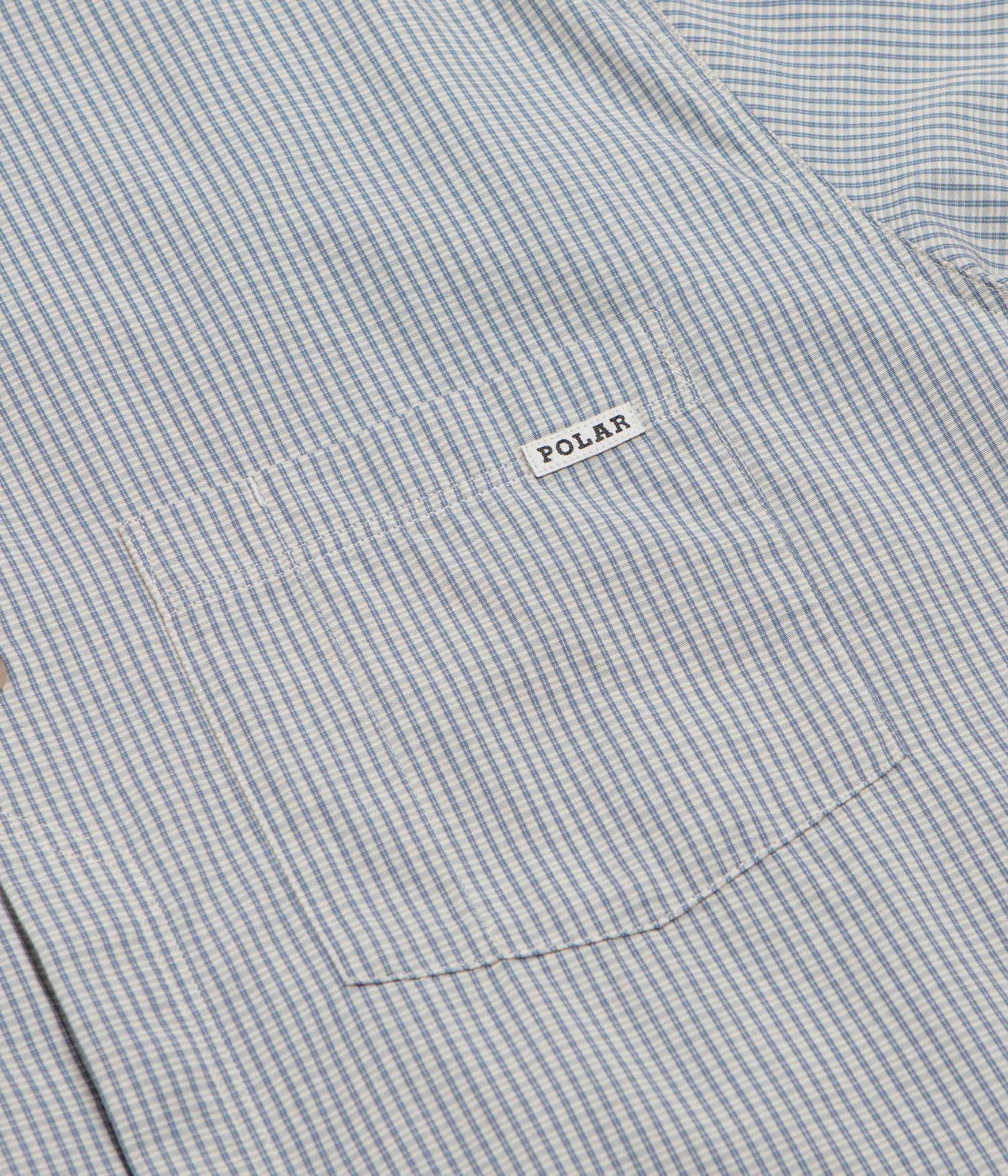 Polar Mitch Short Sleeve Shirt - Blue Check