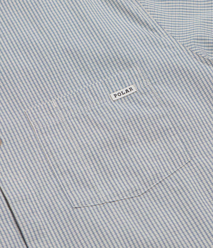 Polar Mitch Short Sleeve Shirt - Blue Check