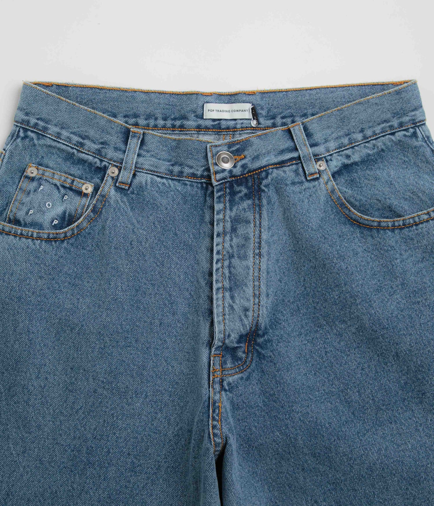 Pop Trading Company DRS Denim Pants - Stonewashed