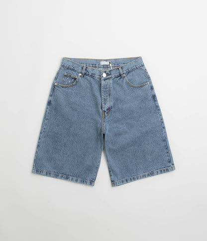 Pop Trading Company DRS Denim Shorts - Stone Washed