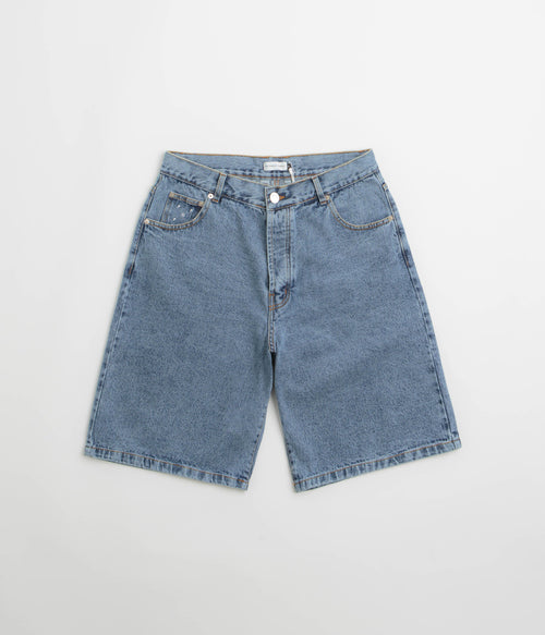 Pop Trading Company DRS Denim Shorts - Stone Washed