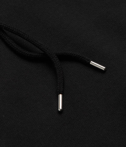 Pop Trading Company Logo Hoodie - Black / White