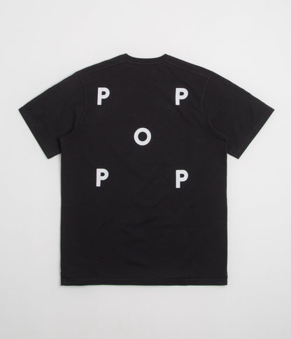Pop Trading Company Logo T-Shirt - Black / White