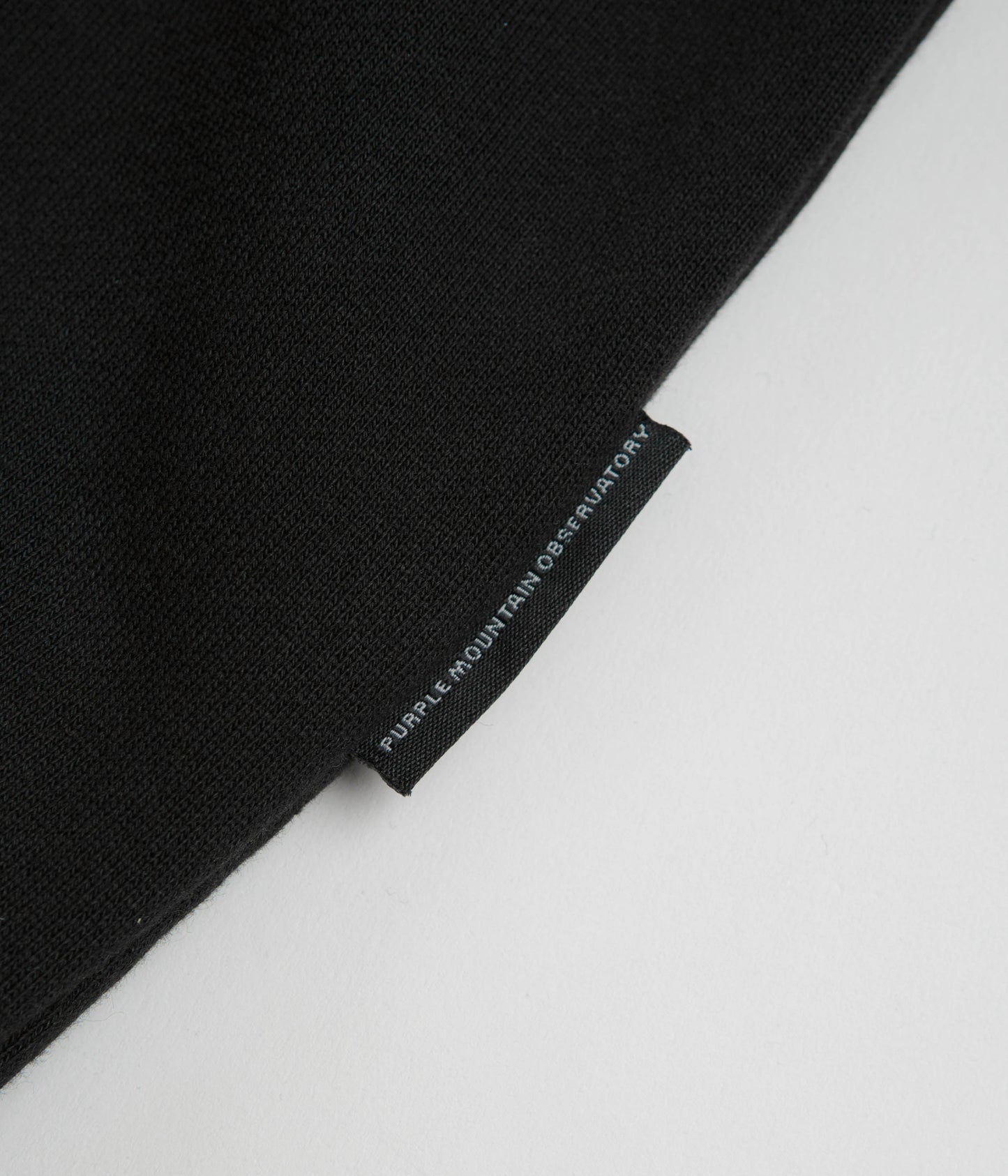 Purple Mountain Observatory Garment Dye Hoodie - Black / Black