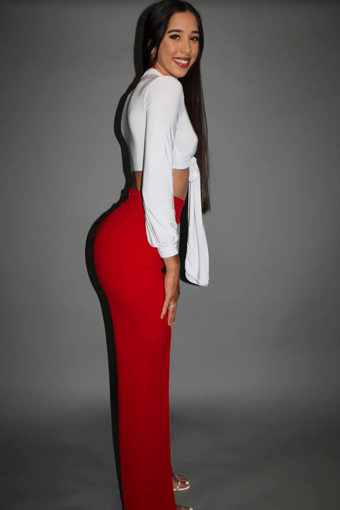 Return to Me Wide Pants (Red) – High Waist Red Wide Pants