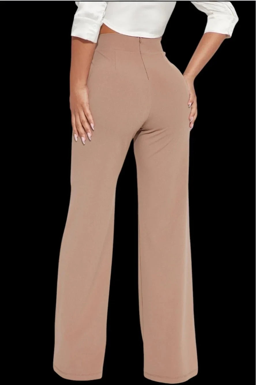 Return to Me Wide Pants (Khaki)