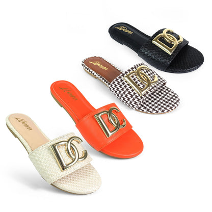 Ray Slide Sandal Orange