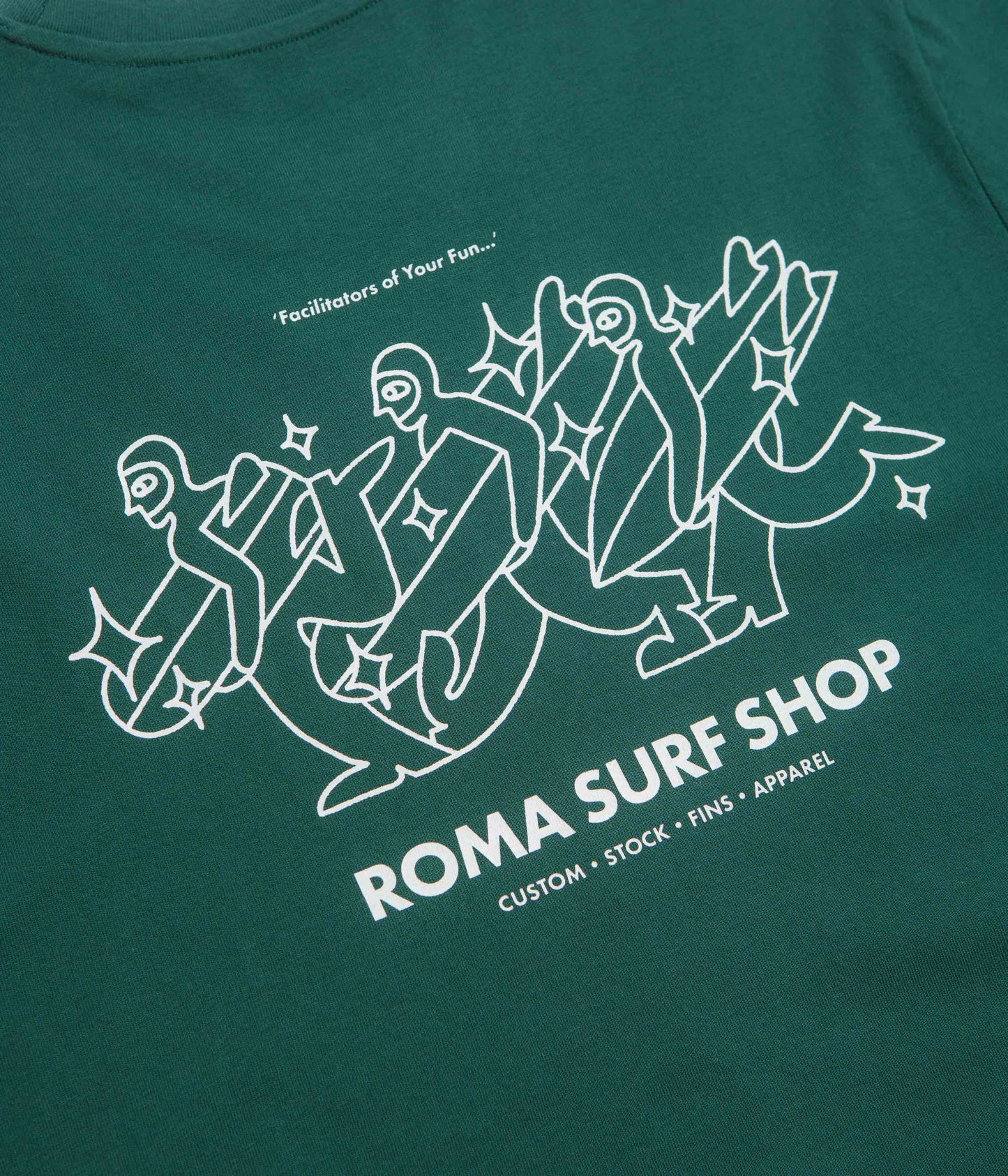 Roma Facilitator T-Shirt - Green / White