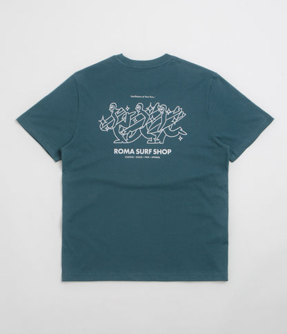 Roma Facilitator T-Shirt - Teal / White