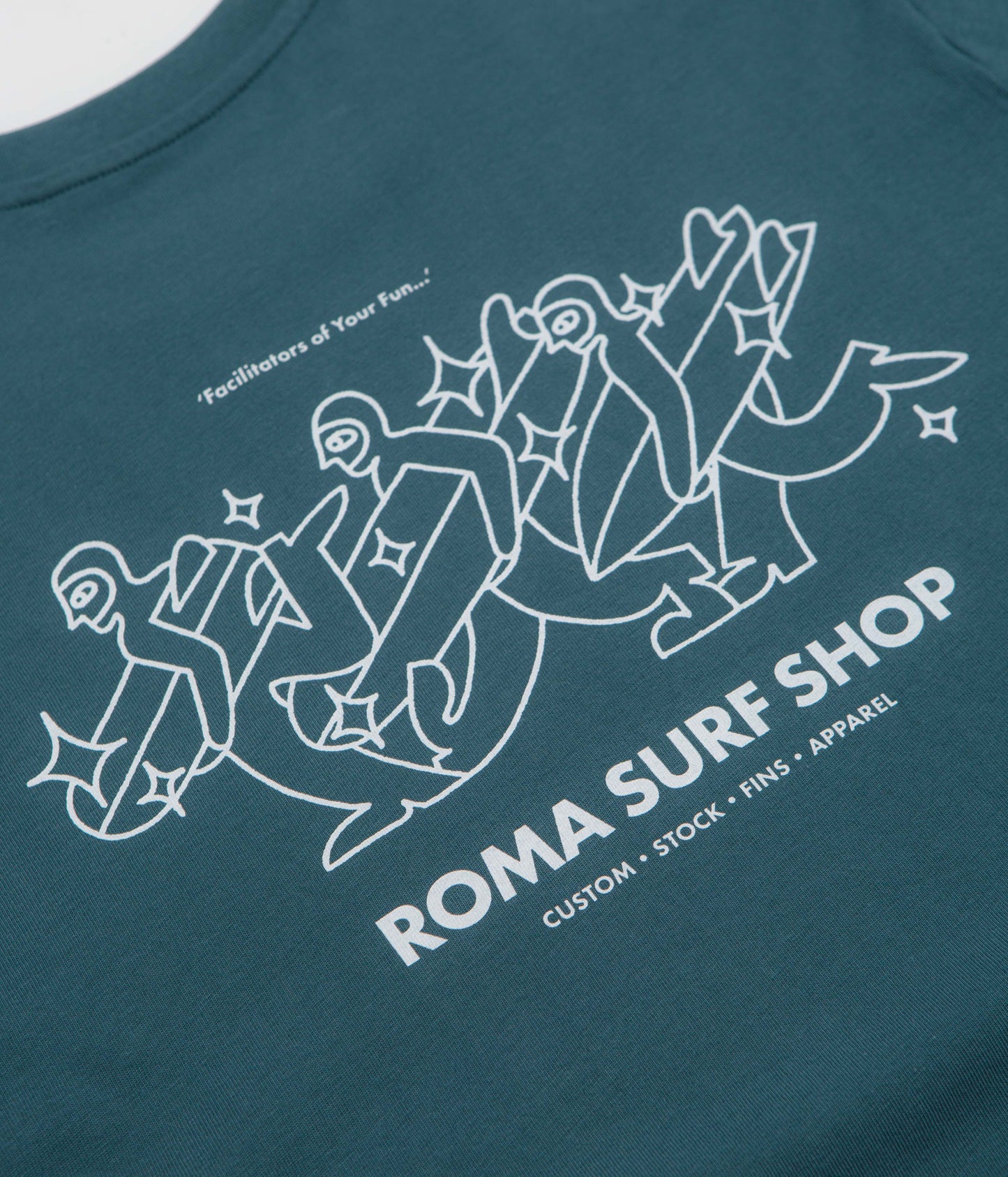 Roma Facilitator T-Shirt - Teal / White