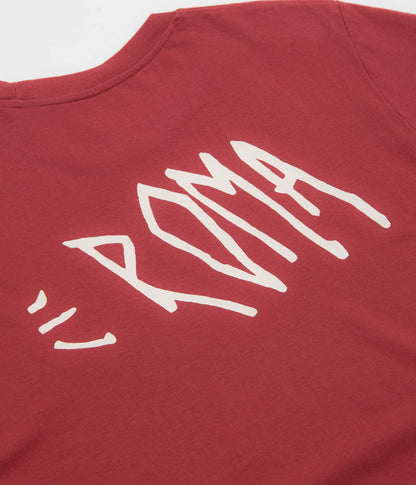 Roma Screaming Logo T-Shirt - Red / Cream