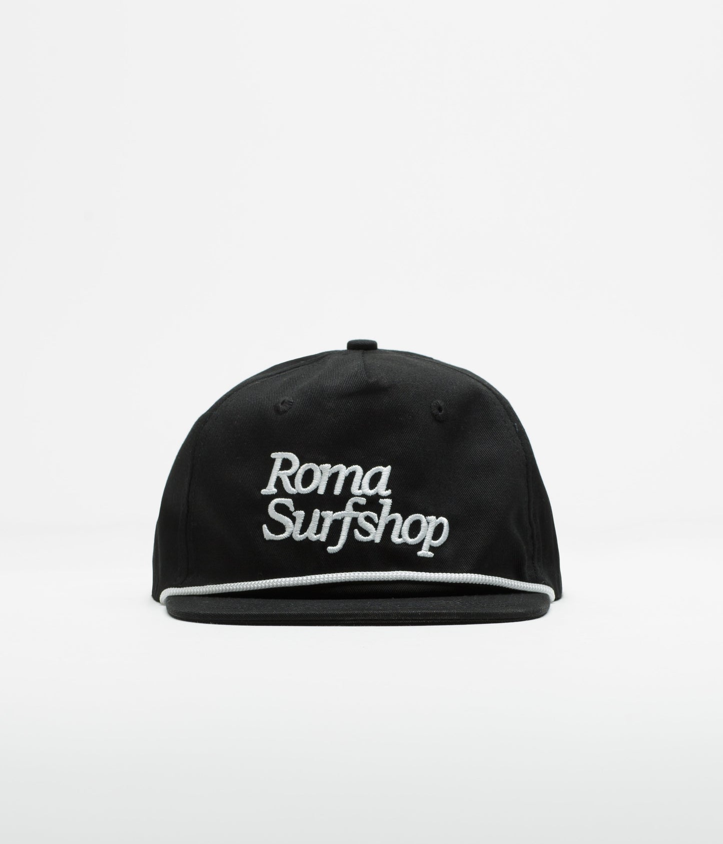 Roma Shop Cap - Black / White