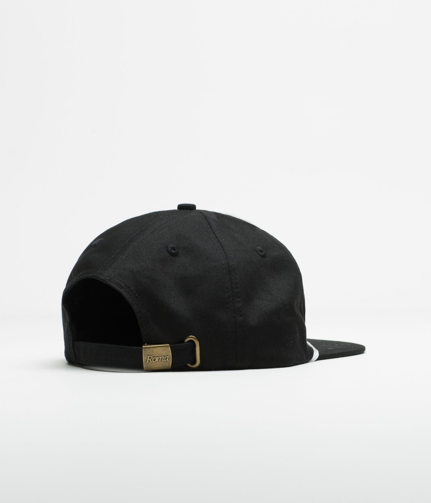 Roma Shop Cap - Black / White