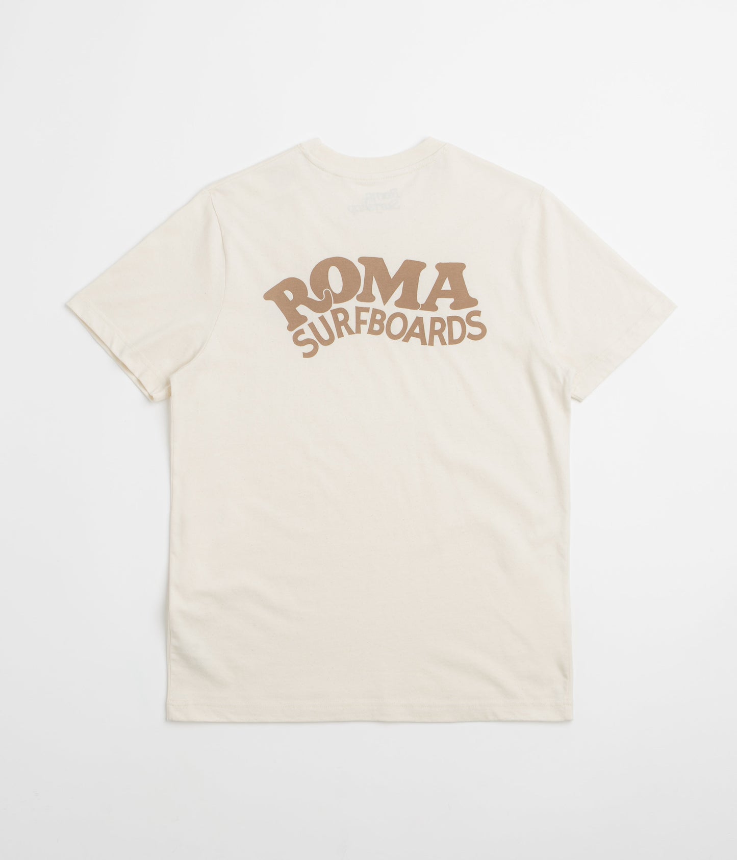 Roma Surfboards T-Shirt - Raw / Brown