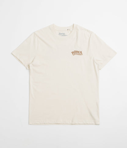 Roma Surfboards T-Shirt - Raw / Brown
