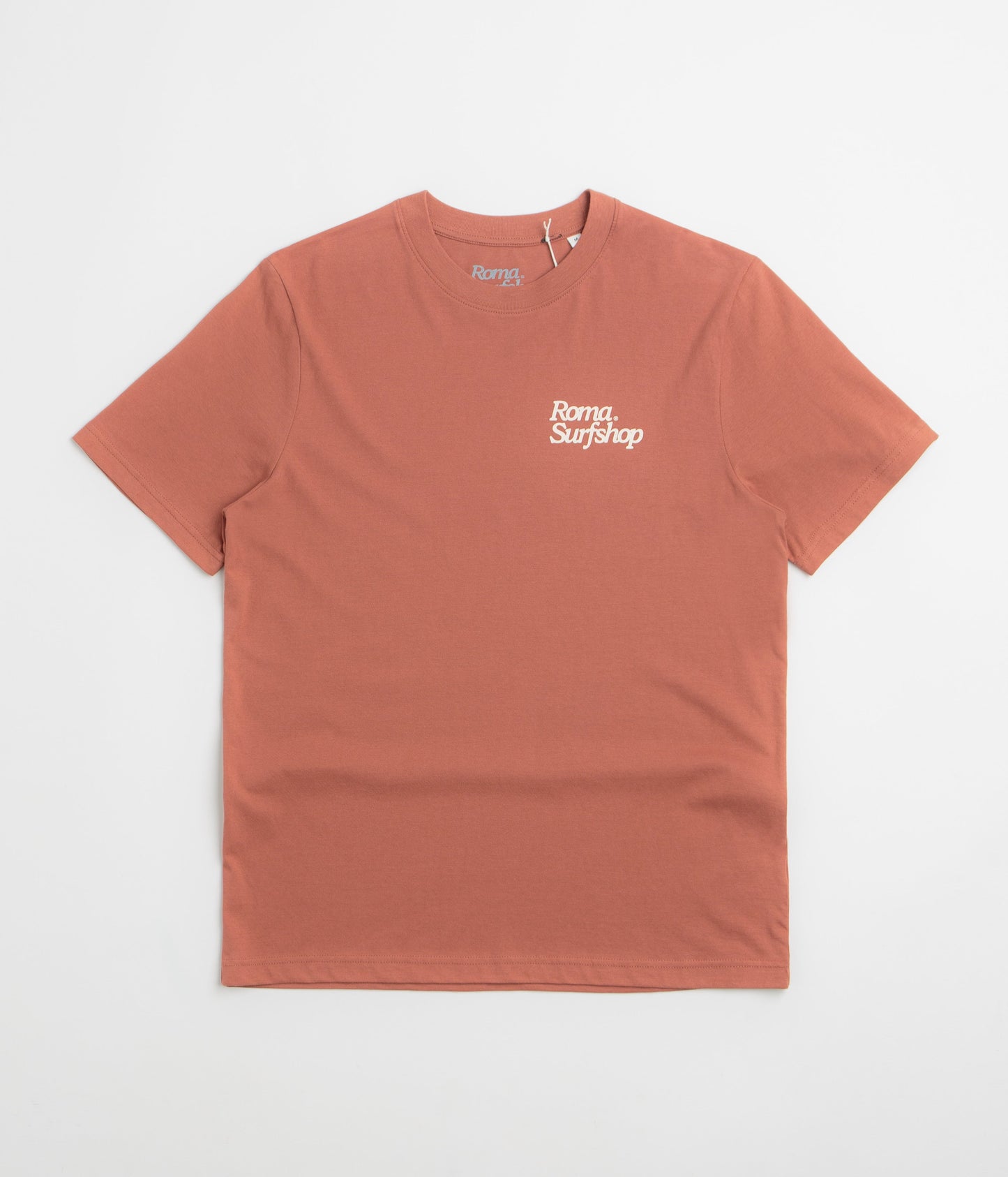 Roma Surfshop T-Shirt - Brick / Cream