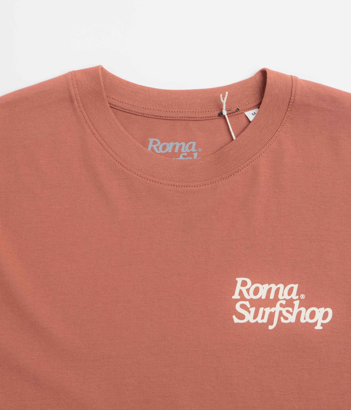 Roma Surfshop T-Shirt - Brick / Cream
