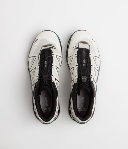 Salomon XT-Quest Shoes - Vanilla Ice / Black / Bistro Green