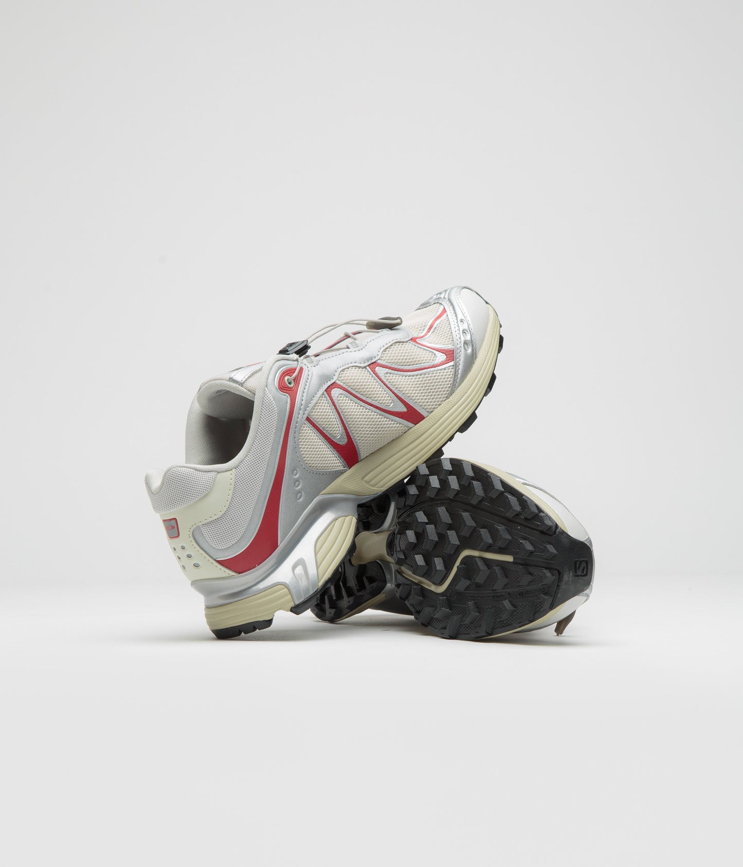Salomon XT-Whisper Shoes - Almond Milk / FTW Silver / Lava Falls