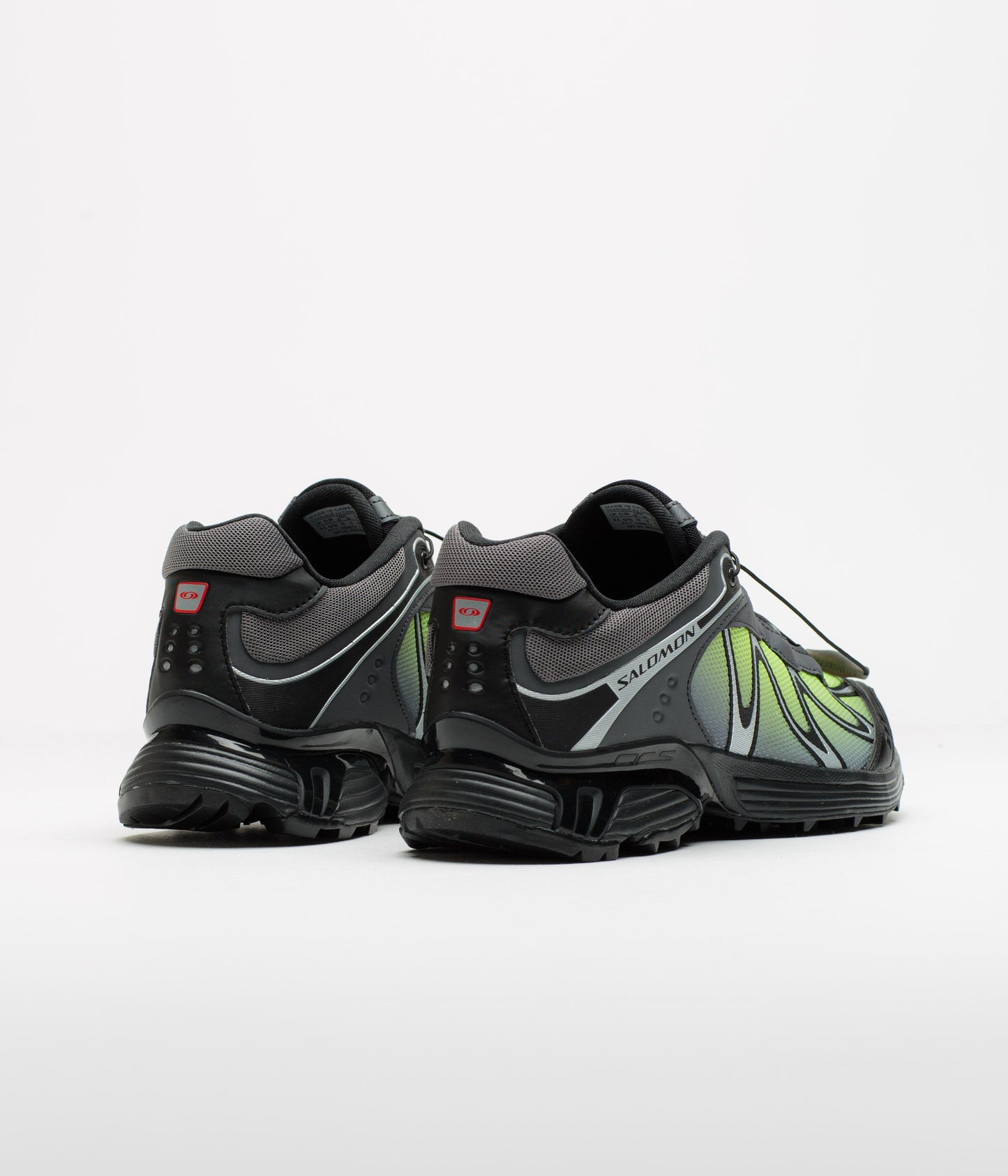Salomon XT-Whisper Shoes - Black / Asphalt / Acid Lime