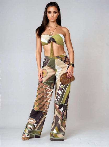 Savanna Rhythm Pant Set - Multi