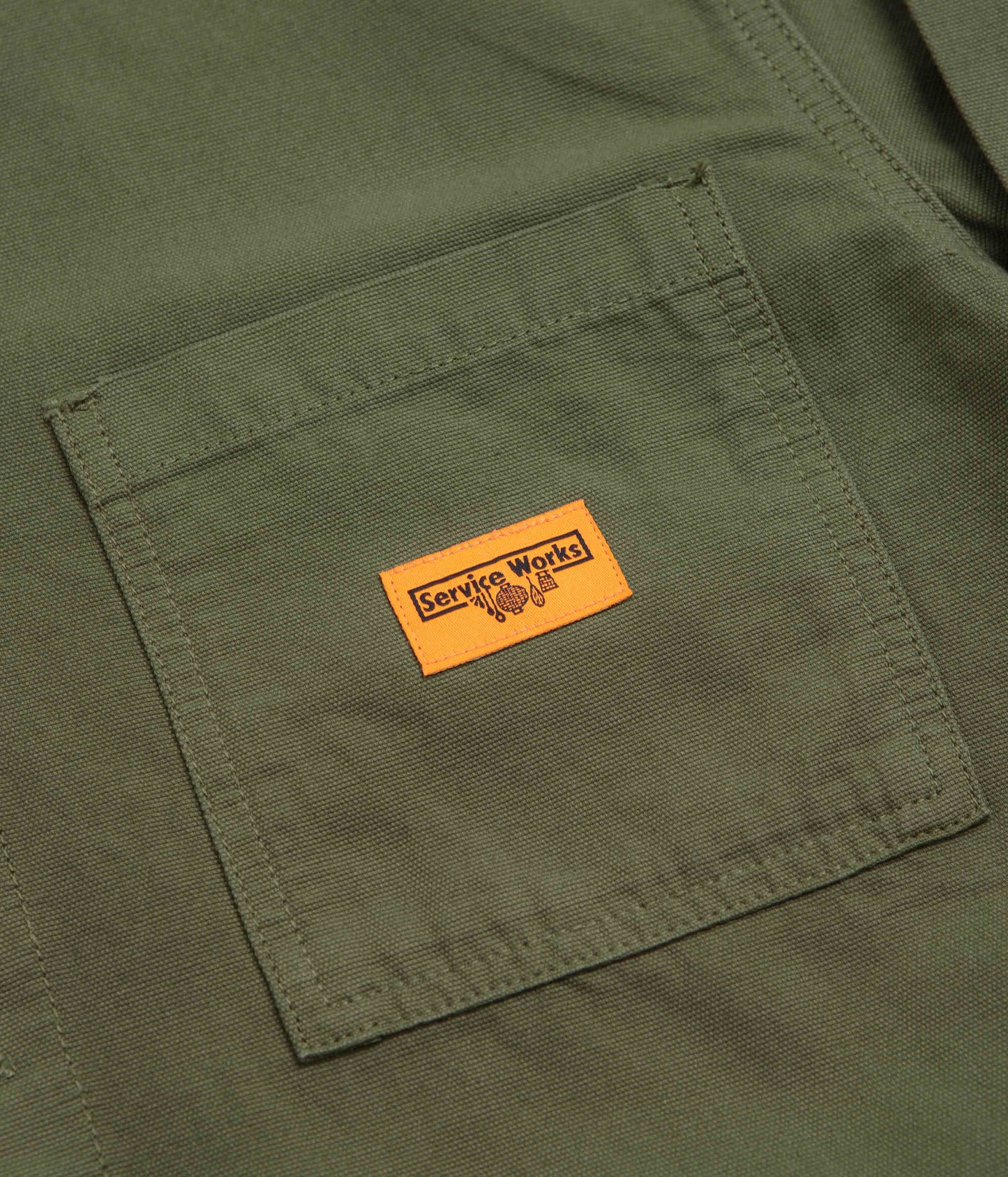 Service Works Canvas Chore Shirt - Olive