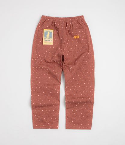 Service Works Polka Dot Chef Pants - Clay