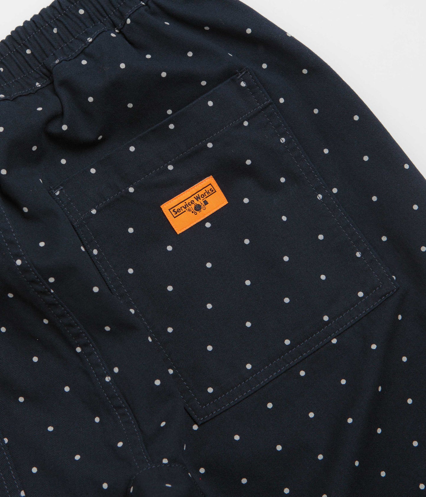 Service Works Polka Dot Chef Pants - Navy