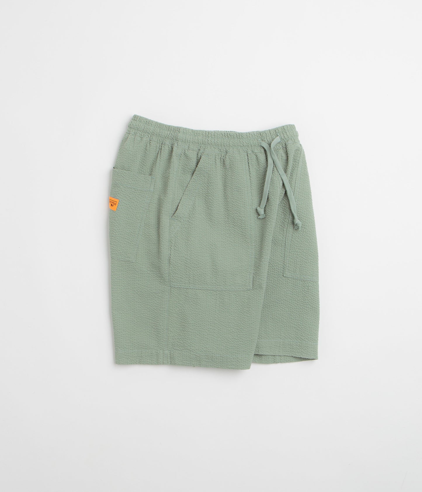 Service Works Seersucker Chef Shorts - Sage