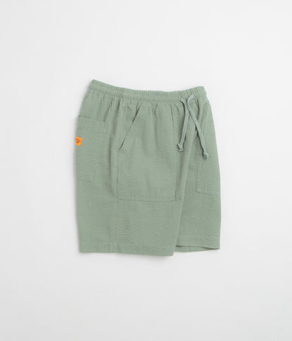 Service Works Seersucker Chef Shorts - Sage