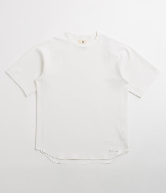 Snow Peak Dry Waffle T-Shirt - Off White