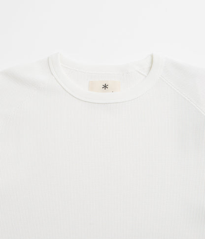 Snow Peak Dry Waffle T-Shirt - Off White