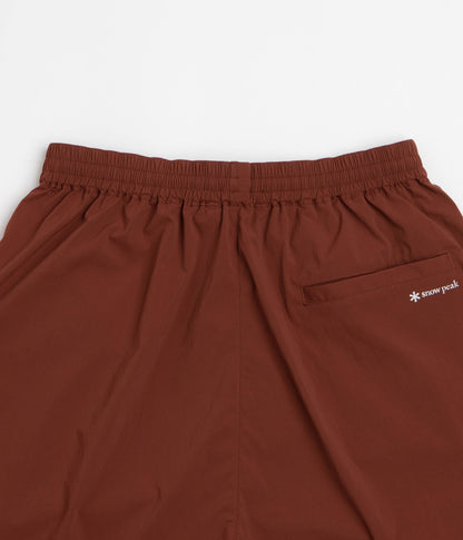 Snow Peak NSD Easy Shorts - Brown