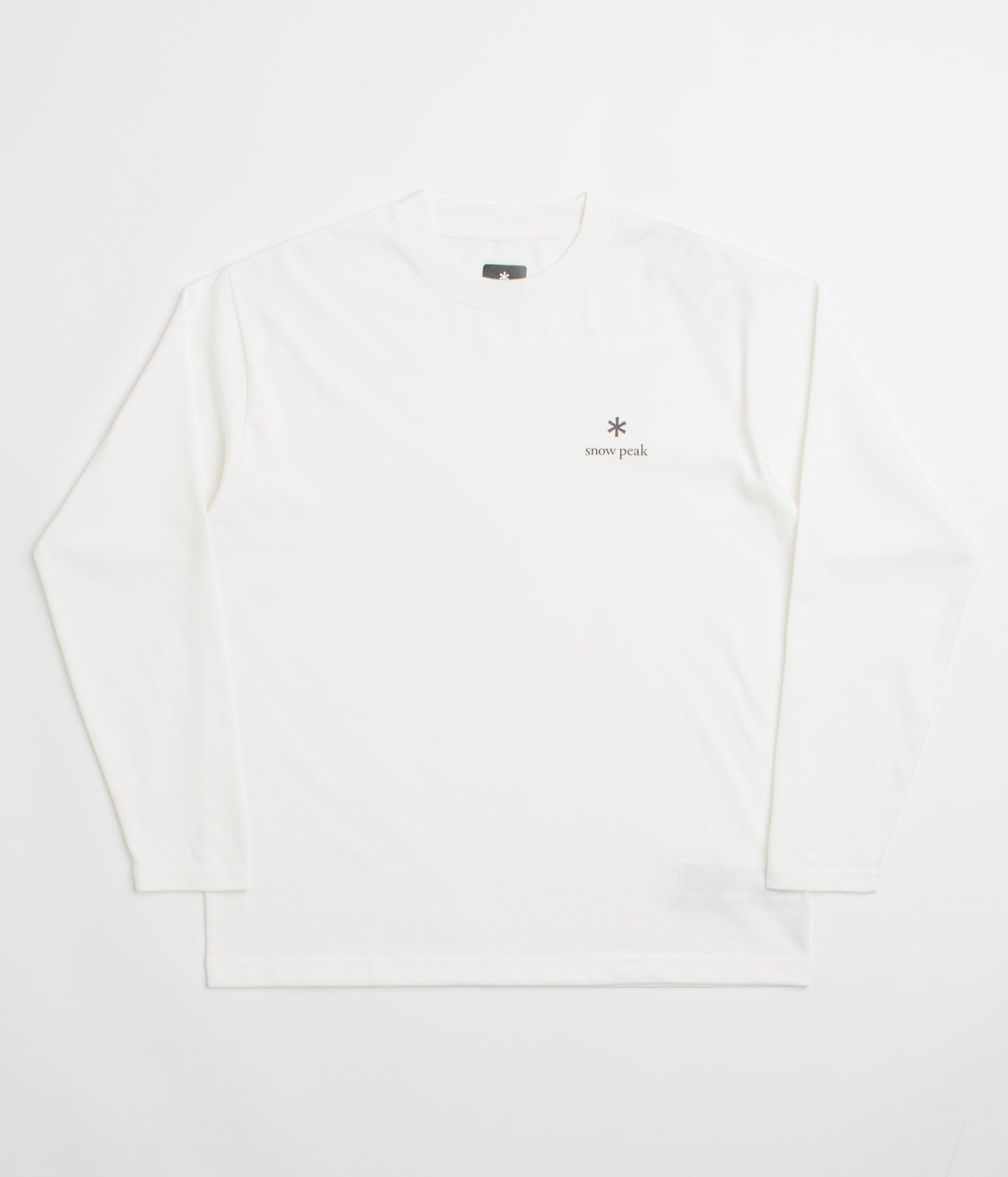 Snow Peak NSD Logo Long Sleeve T-Shirt - Off White
