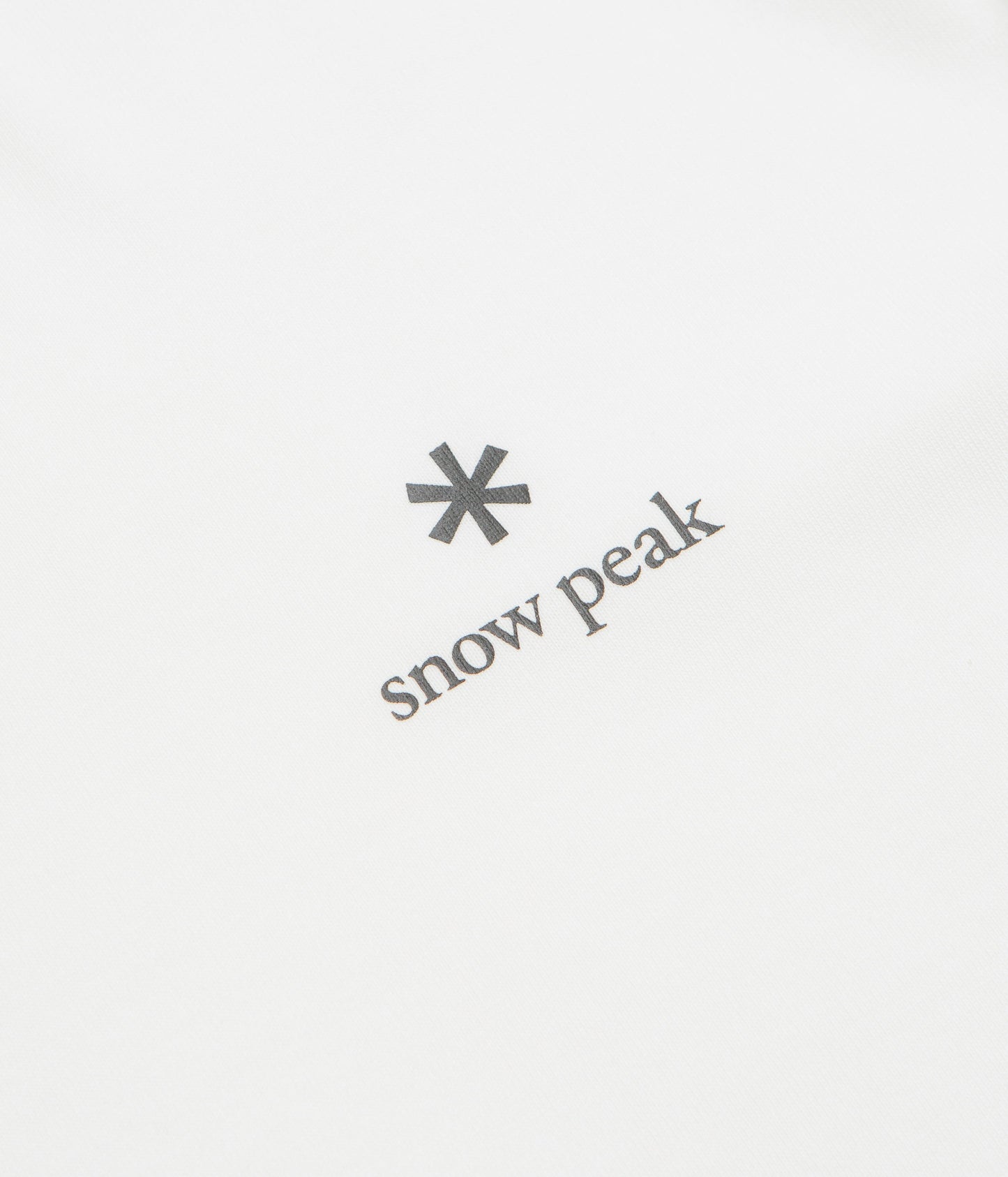 Snow Peak NSD Logo Long Sleeve T-Shirt - Off White