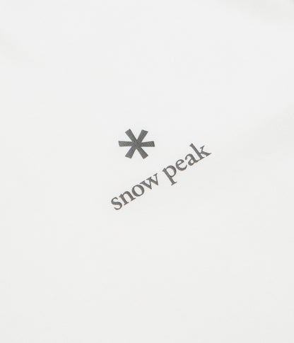Snow Peak NSD Logo Long Sleeve T-Shirt - Off White