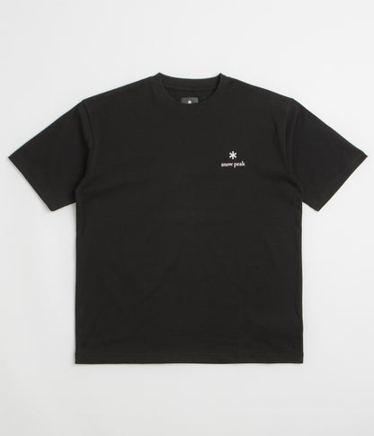 Snow Peak NSD Logo T-Shirt - Black