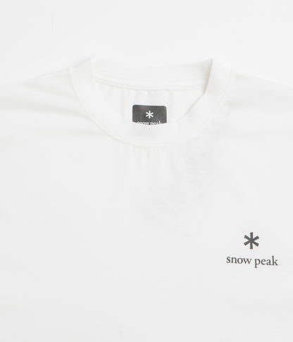 Snow Peak NSD Logo T-Shirt - Off White